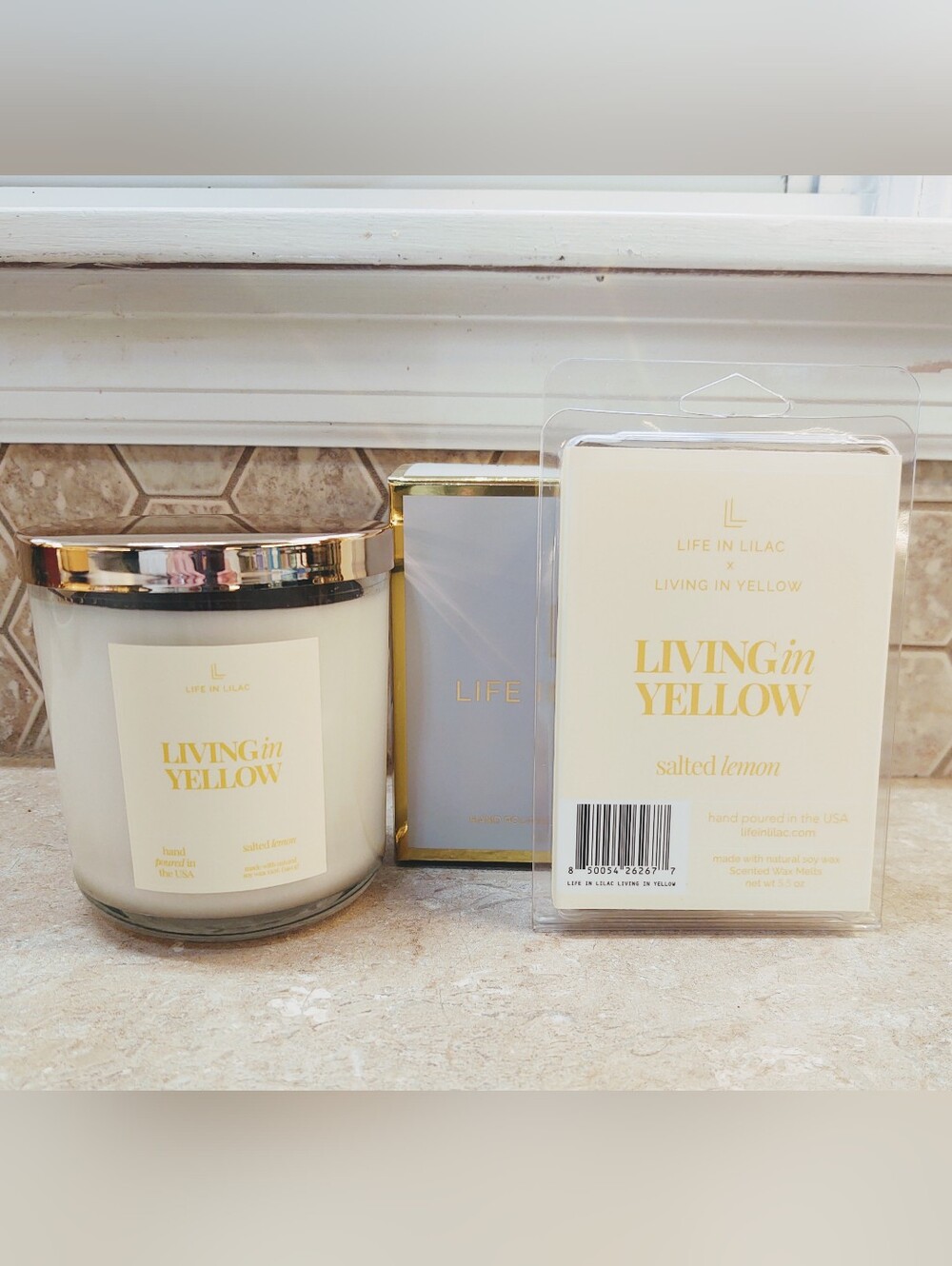 NIB Life In Lilac Soy Wax Candle & Wax Melts